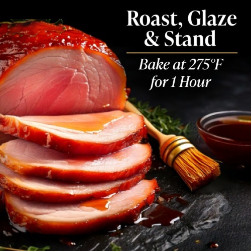 Private Selection® Boneless Spiral Sliced Ham with Brown Butter Flavored Glaze Perspective: back