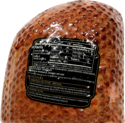 Private Selection™ Honey Cured Ham Quarter Limit 1 per Order Perspective: back