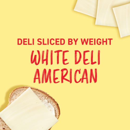 Land O Lakes White Deli American Cheese Product Deli Sliced to Order Perspective: back