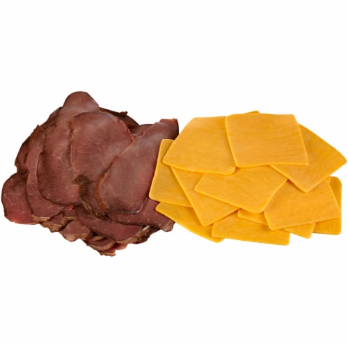 Private Selection® Grab & Go Classic Roast Beef & Cheddar Sandwich Combo Deli Sliced Perspective: back