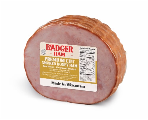 Badger Premium Cut Honey Smoked Ham Perspective: back