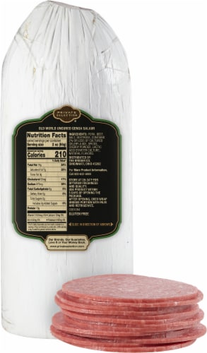 Private Selection Genoa Salami Fresh Sliced Deli Meat Perspective: back