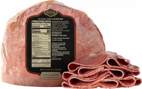 Private Selection® Top Round Uncured Deli Corned Beef Sliced Perspective: back