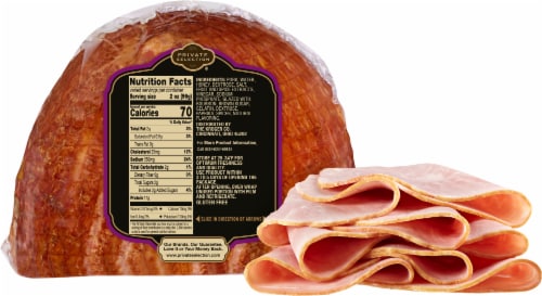 Private Selection® Bourbon Glazed Uncured Honey Ham Sliced Perspective: back