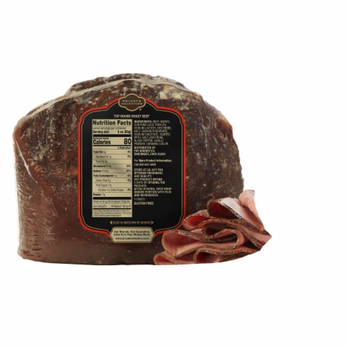 Private Selection™ Choice Roast Beef Well Done Fresh Sliced Deli Meat Perspective: back