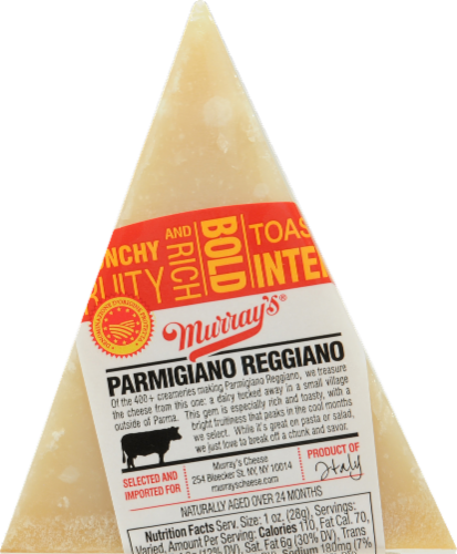 Murray's® Parmigiano Reggiano (sold in ½ pound units) Perspective: back