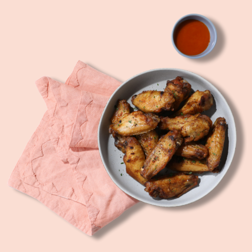 Home Chef Roasted Bone-In Chicken Wings Perspective: back
