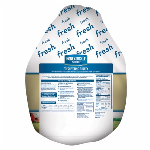 Honeysuckle White® Fresh Whole Turkey Perspective: back