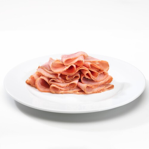 Cracker Barrel Sweet Smoked Ham Fresh Sliced Deli Meat Perspective: back
