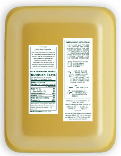 Sanderson Farms® Fresh Chicken Breast Fillets Perspective: back