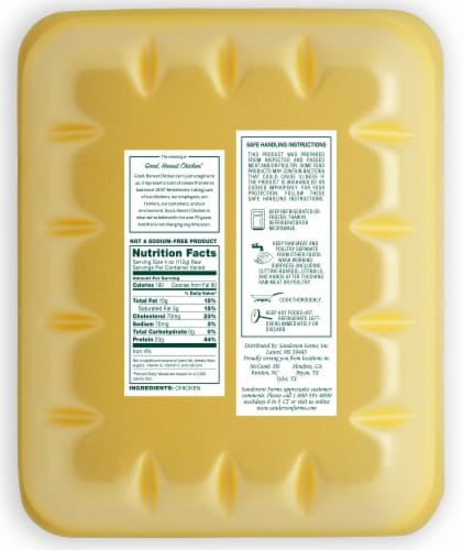Sanderson Farms® Fresh Split Chicken Breast Perspective: back