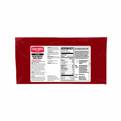 Shady Brook Farms® Turketta Bacon Wrapped Seasoned Turkey Breast Perspective: back