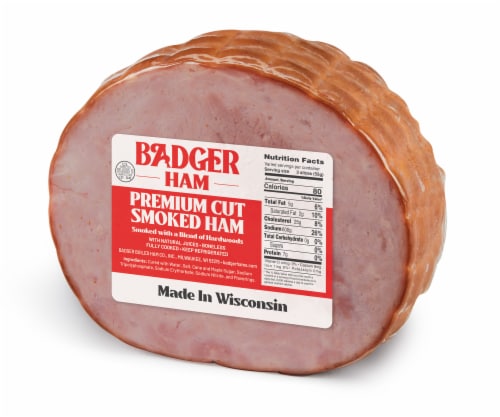 Badger Premium Cut Smoked Ham Perspective: back