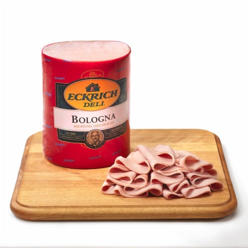 Eckrich Deli Bologna Fresh Sliced Deli Meat Perspective: back