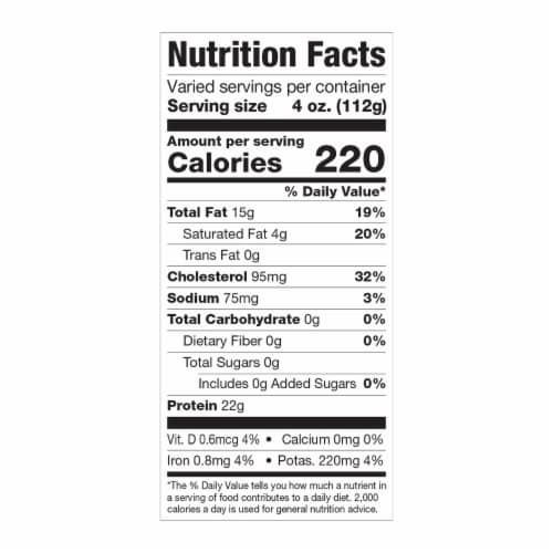 Foster Farms Fresh & Natural Turkey Wings Perspective: back