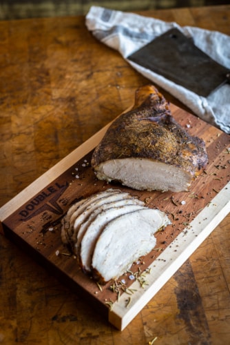 Double L Oven Roasted Boneless Turkey Breast Perspective: back