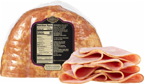 Private Selection® Smokehouse Tavern Style Off The Bone Deli Ham Sliced Perspective: back