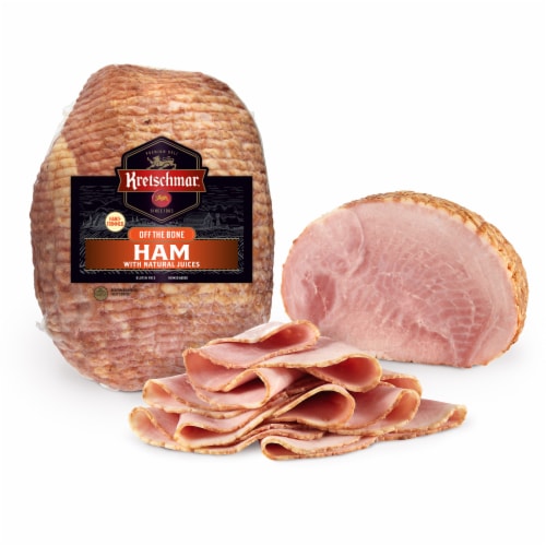 Kretschmar® Off Bone Half Ham Fresh Sliced Deli Meat Perspective: back