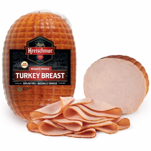 Kretschmar® Mesquite Smoked Turkey Breast Fresh Sliced Deli Meat Perspective: back