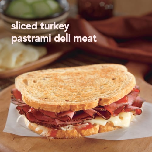 Butterball Deli Sliced Turkey Pastrami Perspective: back