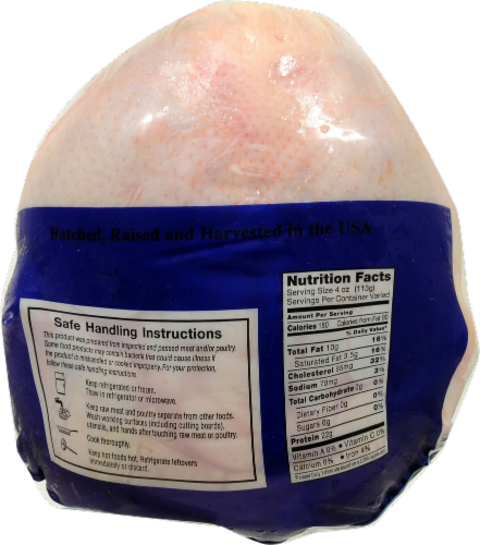 Miller Poultry Whole Fresh Chicken Perspective: back