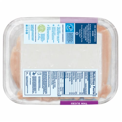 PERDUE® FRESH CUTS® Thin-Sliced Chicken Breast Perspective: back