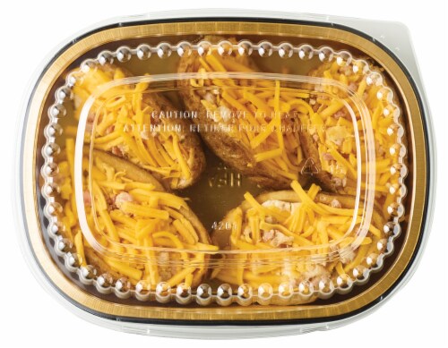 Bacon and Cheddar Potato Skins Perspective: back