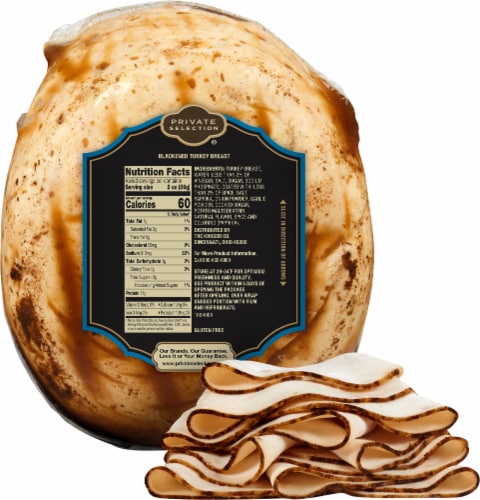 Private Selection® Blackened Turkey Breast Fresh Sliced Deli Meat Perspective: back