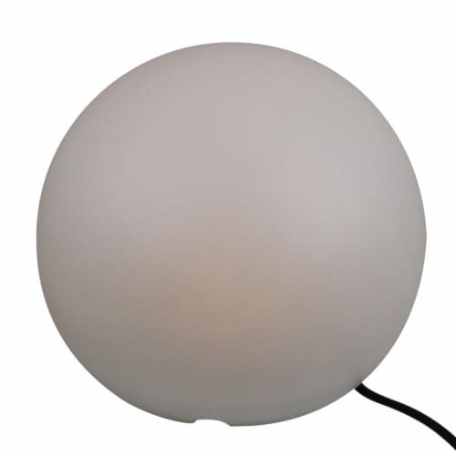 Northlight Seasonal 31367408 11.75 in. Lighted Color Changing Outdoor Patio Ball Decoration w Perspective: back