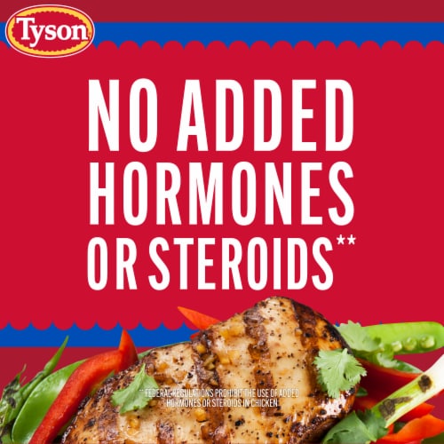 Tyson® All Natural Fresh Boneless Skinless Chicken Breasts with Rib Meat Perspective: back