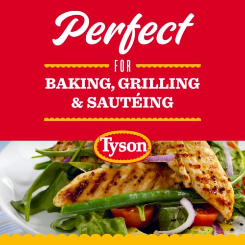 Tyson All Natural Fresh Chicken Breast Tenderloins Perspective: back