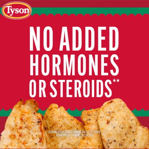 Tyson® All Natural Fresh Thin Sliced Boneless Skinless Chicken Breasts with Rib Meat Perspective: back