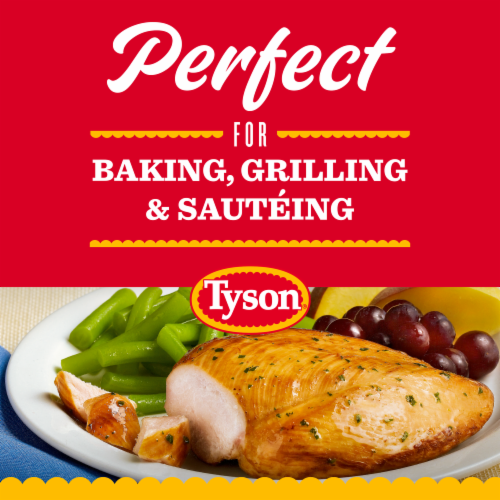 Tyson® All Natural Fresh Split Chicken Breasts with Rib Meat Perspective: back
