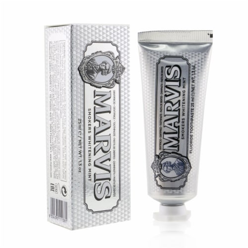 Marvis Smokers Whitening Mint Toothpaste (Travel Size) 25ml/1.29oz Perspective: back