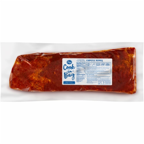 Kroger® Cook-in-Bag Chipotle Pepper St. Louis Style Pork Spareribs Perspective: back