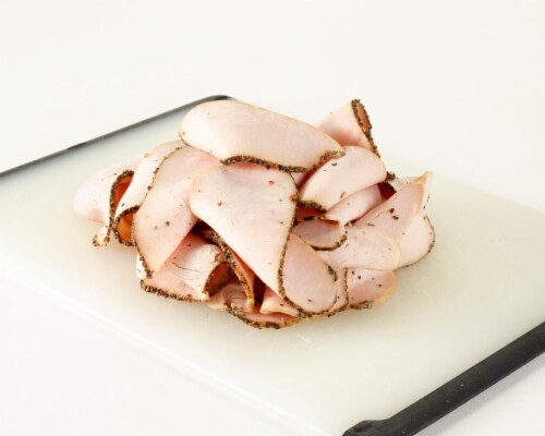 Jennie-O Hickory Smoked Cracked Pepper Turkey Breast Fresh Sliced Deli Meat Perspective: back