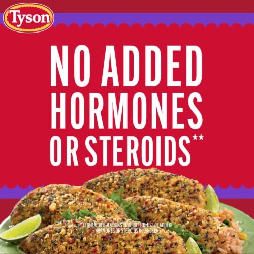 Tyson® All Natural Fresh Boneless Skinless Chicken Breast Tenderloins Perspective: back