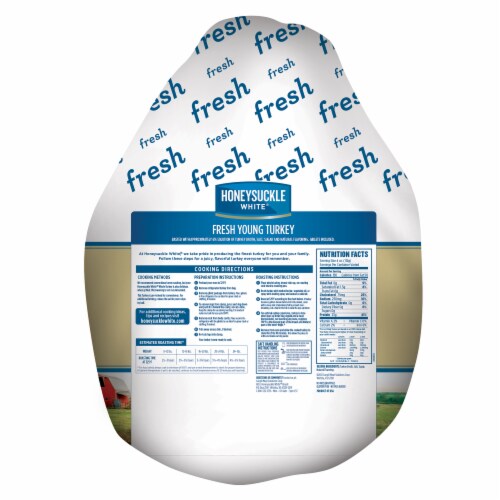 Honeysuckle White® Fresh Whole Turkey Perspective: back