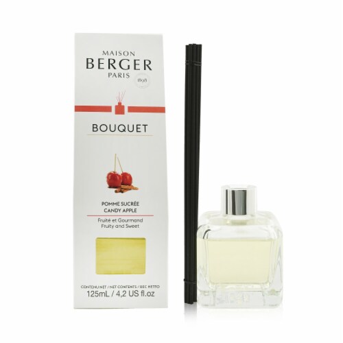 Lampe Berger (Maison Berger Paris) Cube Scented Bouquet  Candy Apple 125ml/4.2oz Perspective: back