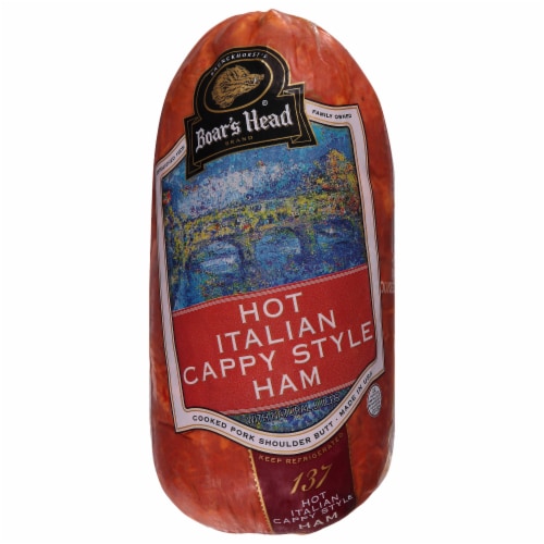 Boar's Head Hot Italian Cappy Style Ham Perspective: back