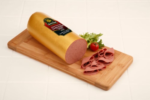 Boar's Head Lite Braunschweiger Liverwurst Fresh Sliced Deli Meat Perspective: back