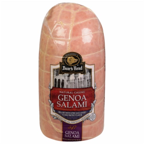 Boar’s Head Genoa Salami Perspective: back