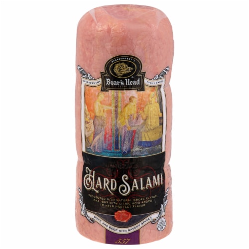 Boar’s Head Hard Salami Perspective: back