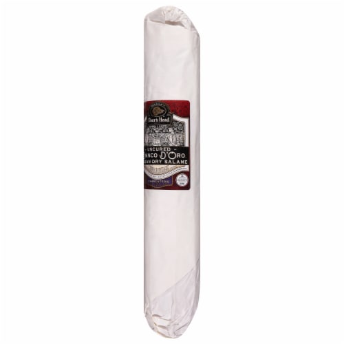 Boar's Head Italian Dry Uncured Bianco D'Oro Salame Perspective: back