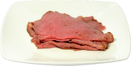 Boar's Head Cajun Style Oven Roast Beef Fresh Sliced Deli Meat Perspective: back