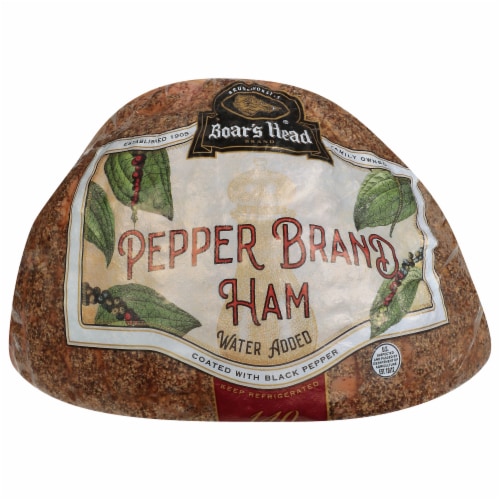 Boar's Head Pepper Brand Ham Perspective: back