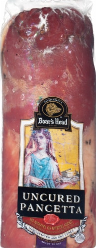 Boar’s Head Uncured Pancetta Perspective: back