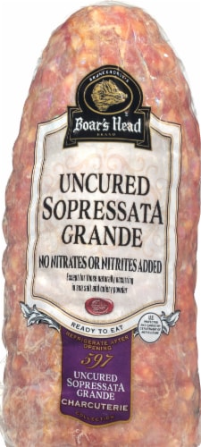 Boar’s Head Uncured Sopressata Grande Perspective: back