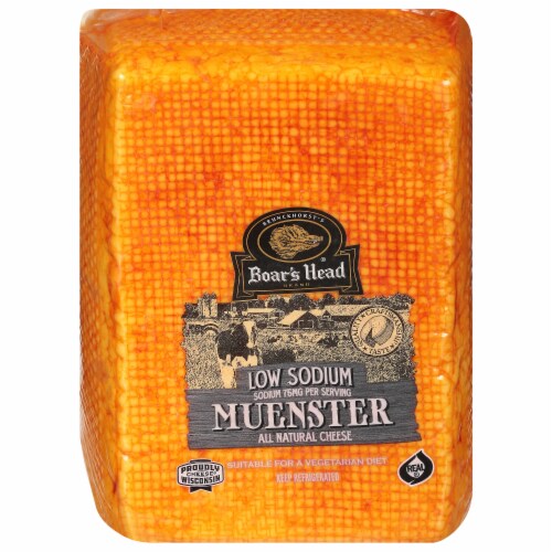 Boar's Head Low Sodium Muenster Cheese Perspective: back