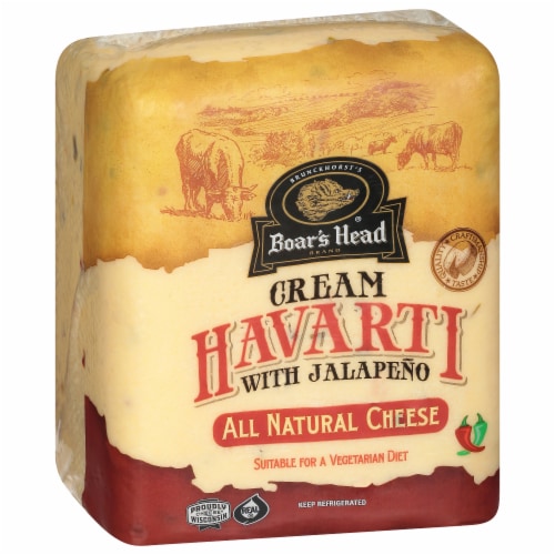 Boar’s Head Cream Havarti Cheese with Jalapeño Perspective: back